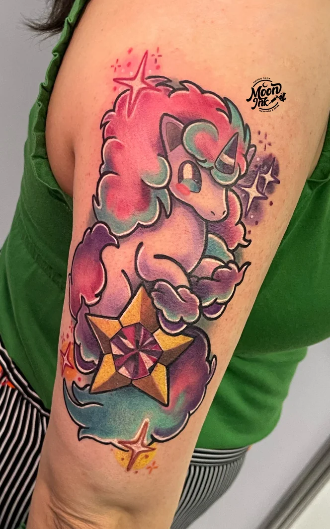 Tatuaje pony a color